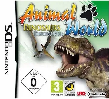 Animal World - Dinosaurs (Europe) (En,Fr,De,Es,It) box cover front